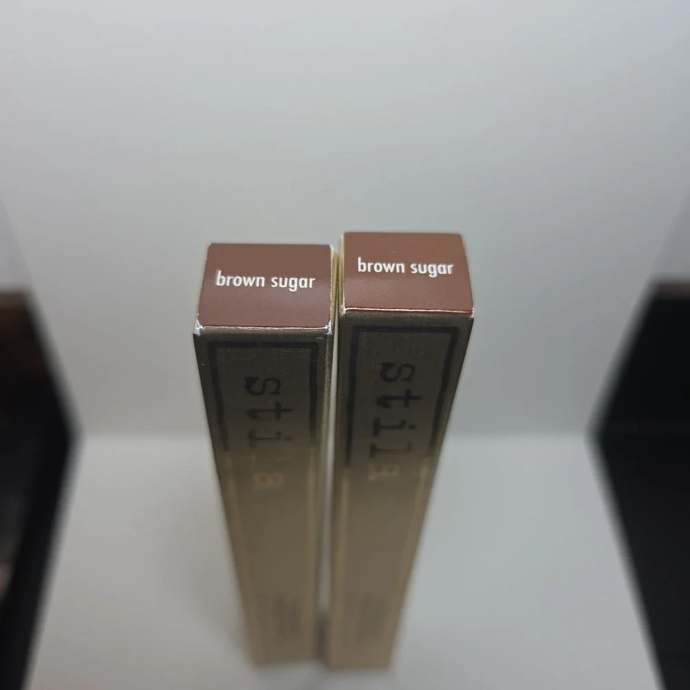 Stila Plumping Lip Glaze NIB Brown Sugar Set Of 2